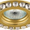 Светильник встраиваемый Feron DL112-C потолочный MR16 G5.3 золотистый