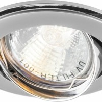 Светильник встраиваемый Feron 301T-MR16 потолочный MR16 G5.3 серый-хром