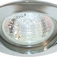 Светильник встраиваемый Feron DL308 потолочный MR16 G5.3 хром