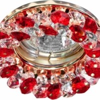 Светильник встраиваемый Feron CD4141 потолочный MR16 G5.3 красный золотистый