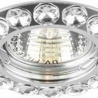 Светильник встраиваемый Feron DL201-C потолочный MR16 G5.3 хром