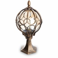 Светильник садово-парковый Feron PL3804 круглый на постамент 60Вт 230В E27 черное золото