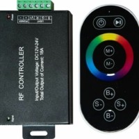 Контроллер для светодиодной ленты с П/У черный 18А 12-24V LD55