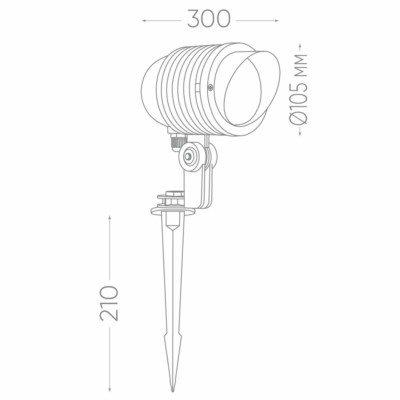 Светильник светодиодный тротуарный (грунтовый) Feron SP2705 6W 6400К 85-265V IP65 — изображение 5