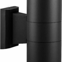 Светильник садово-парковый Feron DH0702 на стену вверх/вниз 2xE27 230В черный