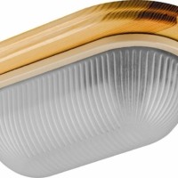 Светильник накладной IP54 220В 60Вт Е27 дерево клен овал НБО 04-60-011