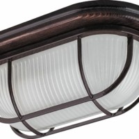 Светильник накладной IP54 220В 60Вт Е27 дерево орех овал с решеткой НБО 04-60-022