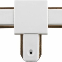 Коннектор Т-образный однофазный для шинопровода белый LD1003