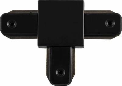 Коннектор Т-образный однофазный для шинопровода черный LD1003