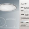Светильник светодиодный управляемый накладной Feron AL5300 BRILLIANT тарелка 100W 3000К-6000K белый