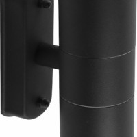 Светильник садово-парковый Feron DH0704,на стену 2*GU10 230V черный