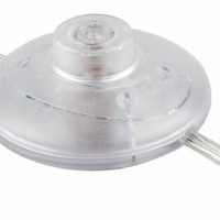 Шнур сетевой (с ножным выключателем) прозрачный DM106