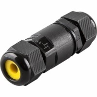 Коннектор кабельный 3-контактный водонепроницаемый чёрный Feron LD520