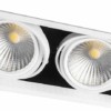 Светильник светодиодный Feron AL212 карданный 2x30W 4000K 35 градусов ,белый