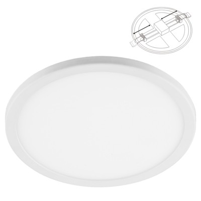 Светильник светодиодный Feron AL508 встраиваемый с регулируемым монтажным диаметром (до 90мм) 6W 6400K белый