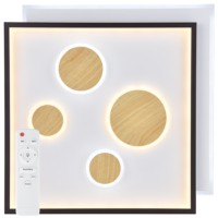 Светильник светодиодный управляемый накладной Feron AL8400 90W 3000К-6500K накладные квадраты