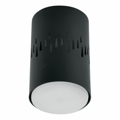 Светильник потолочный Feron HL350 12Вт 230В GX53 и подсветка 1Вт 4000K черный