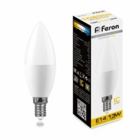 Лампа СДЛ Feron LB-970 Свеча E14 13W 2700K