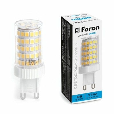 Лампа СДЛ Feron LB-435 G9 11W 6400K