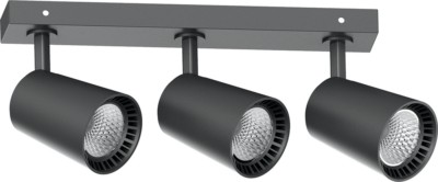 Светильник светодиодный Feron HL213 накладной 3*12W 4000K черный поворотный