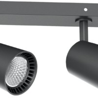 Светильник светодиодный Feron HL212 накладной 2*12W 4000K черный поворотный