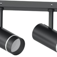 Светильник светодиодный Feron HL202 накладной 2*12W 4000K черный поворотный