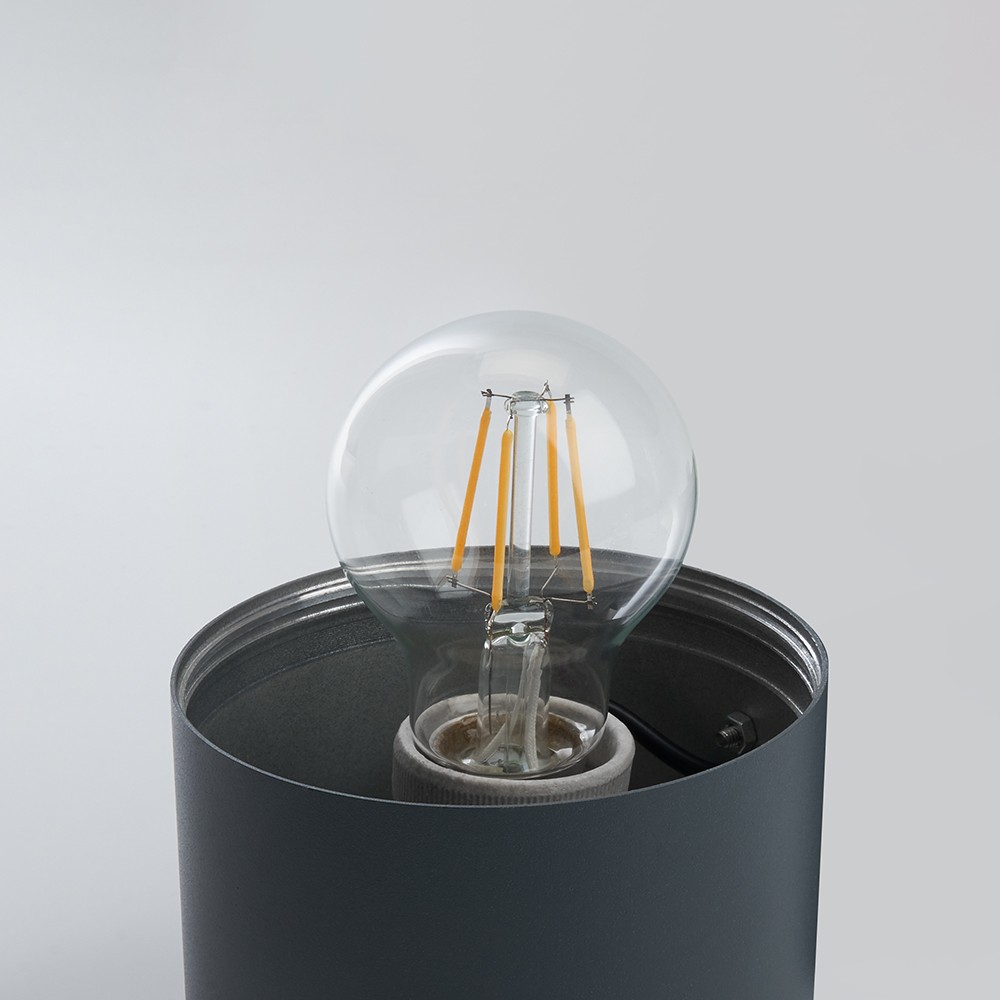 Светильник садово-парковый Feron DH0800 столб E27 230В серый — изображение 2