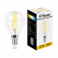 Лампа СДЛ Feron LB-515 Шарик E14 15W 2700K