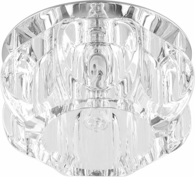 Светильник встраиваемый Feron JD159 потолочный JCD9 G9 прозрачный хром