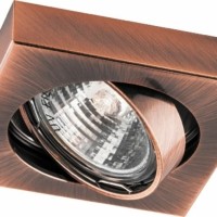 Светильник встраиваемый Feron DL163 потолочный MR16 G5.3 медь