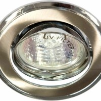 Светильник встраиваемый Feron 301T-MR16 потолочный MR16 G5.3 титан-хром