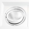 Светильник светодиодный Feron AL202 карданный 2x12W 4000K 35 градусов ,белый