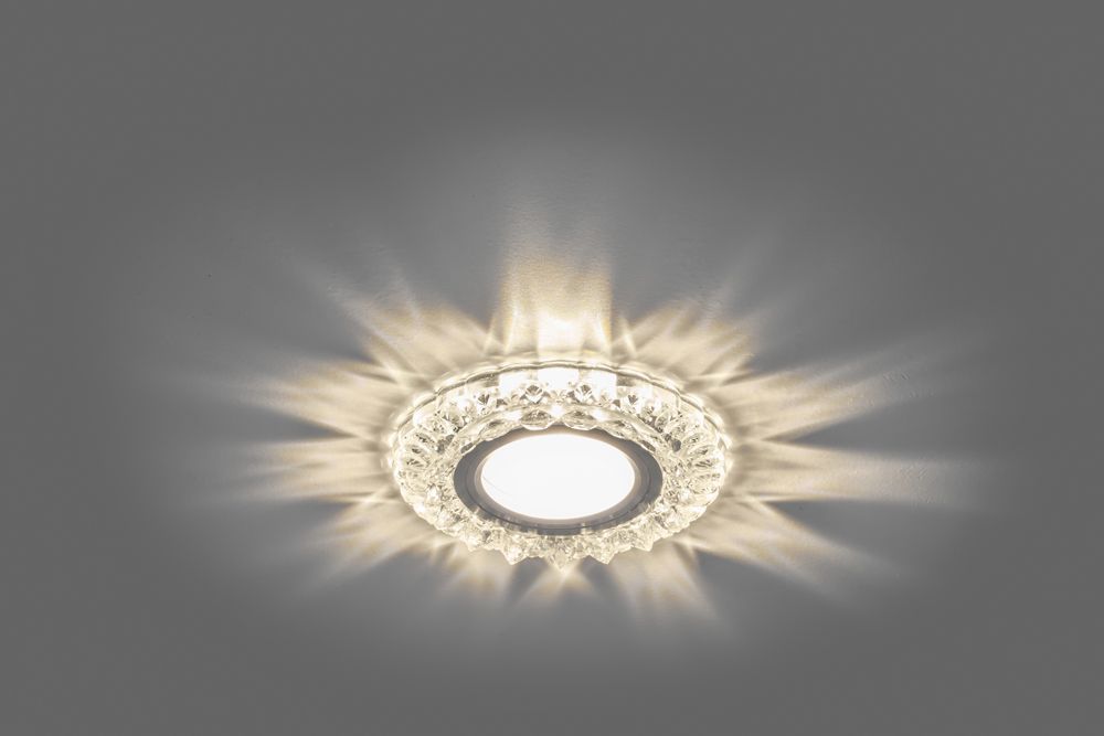 Светильник встраиваемый с белой LED подсветкой Feron CD925 потолочный MR16 G5.3 прозрачный — изображение 2