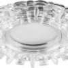 Светильник встраиваемый с белой LED подсветкой Feron CD927 потолочный MR16 G5.3 прозрачный