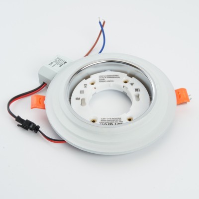Светильник встраиваемый с белой LED подсветкой Feron CD5023 потолочный GX53 без лампы матовый — изображение 5
