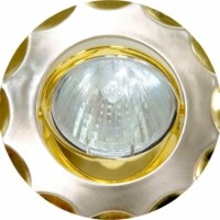 Светильник встраиваемый Feron 703 потолочный MR16 G5.3 титан-золото