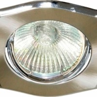 Светильник встраиваемый Feron A246 потолочный MR16 G5.3 титан-хром