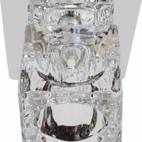 Светильник встраиваемый Feron BS 125-FB потолочный JCD G9 прозрачный хром