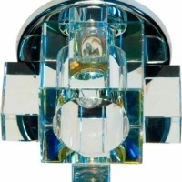 Светильник встраиваемый Feron C1037A потолочный JCD G9 прозрачный многоцветный