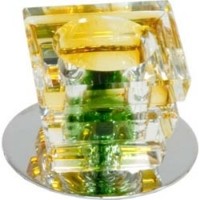 Светильник встраиваемый Feron CD20 потолочный JC G4 прозрачный многоцветный