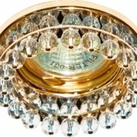 Светильник встраиваемый Feron CD2130 потолочный MR16 G5.3 прозрачно-золотистый