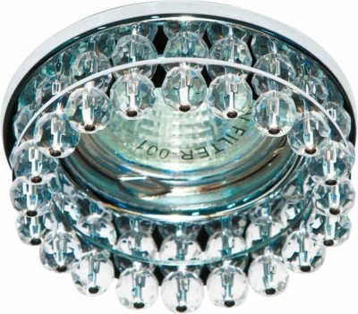 Светильник встраиваемый Feron CD2130 потолочный MR16 G5.3 прозрачный хром