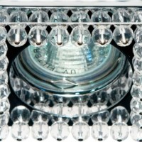 Светильник встраиваемый Feron CD2131 потолочный MR16 G5.3 прозрачный хром