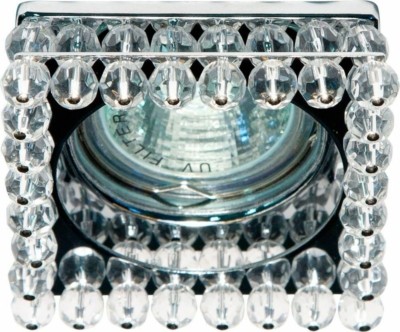 Светильник встраиваемый Feron CD2131 потолочный MR16 G5.3 прозрачный хром