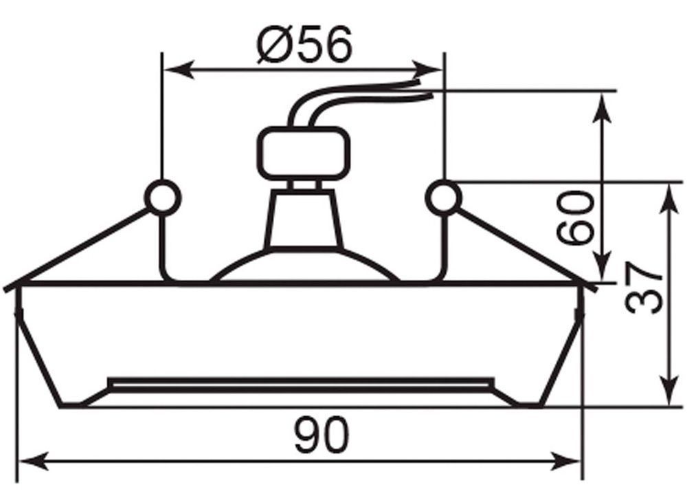 Светильник встраиваемый Feron DL209 MR16 G5.3 алюминий — изображение 2