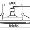 Светильник встраиваемый Feron DL231 потолочный MR16 G5.3 алюминий