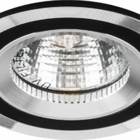 Светильник встраиваемый Feron DL237 потолочный MR16 G5.3 черный-алюминий