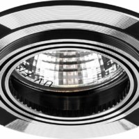 Светильник встраиваемый Feron DL239 потолочный MR16 G5.3 черный-алюминий