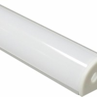 Профиль алюминиевый угловой круглый серебро CAB280