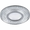 Светильник встраиваемый с LED подсветкой Feron CD943 потолочный MR16 G5.3 прозрачный хром